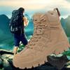 Men's High Top Boots Climbing Hiking Shoes Mens Desert Waterproof Work Safety Shoes Ankle Men Outdoor Boots