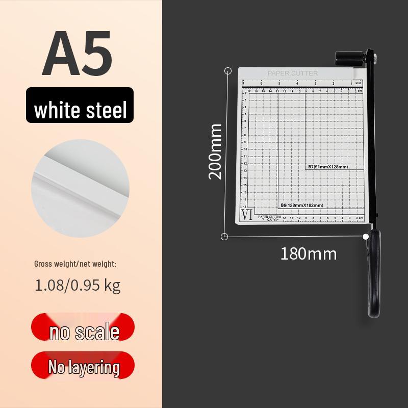 A4 Guillotine Paper Cutter and Trimmer for Office and Photos
