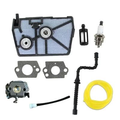 11181200601 Carburetor Kits with Air Filter Fuel Line Filer for Stihl 028 028AV 028WB 028Q 028W Walbro WT-16B Chaaw Carb