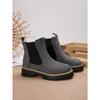 Spring and Autumn New Frosted Martin Boots Fashion Casual Round Head Large Size Fashion Trend Shoes
