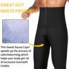 Compression Fit Body Shaper Hot Thermo Men Loss Leggings Sweat Absorption Pants  Sauna Use