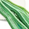 Green Color Crystal Glass Beads Loose Space Beads for Bracelet Necklace DIY Jewelry Craft Making Accessories