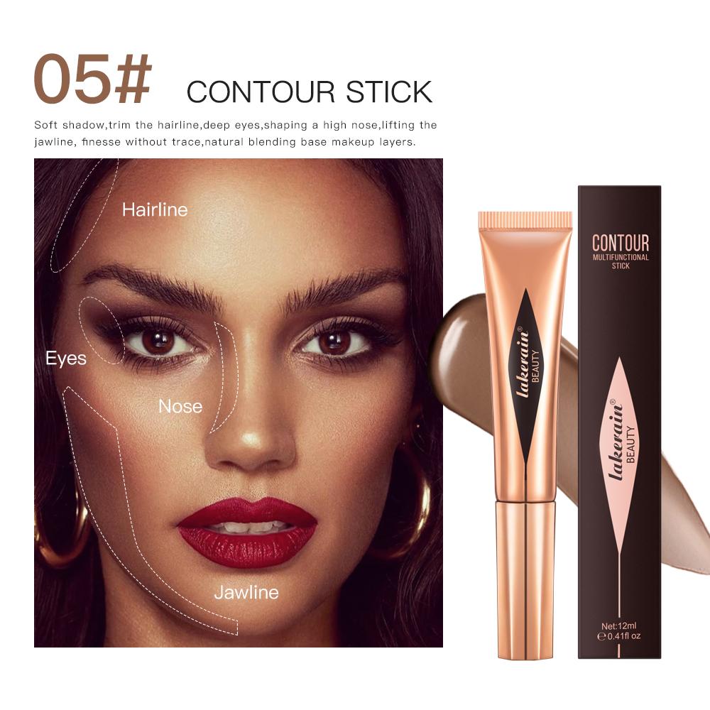 Новый Кремовый Бронзер Контур Румяна Beauty Wand Хайлайтер Румяна с Подушечкой Жидкий Бронзер для Лица Палочка-Аппликатор Макияж