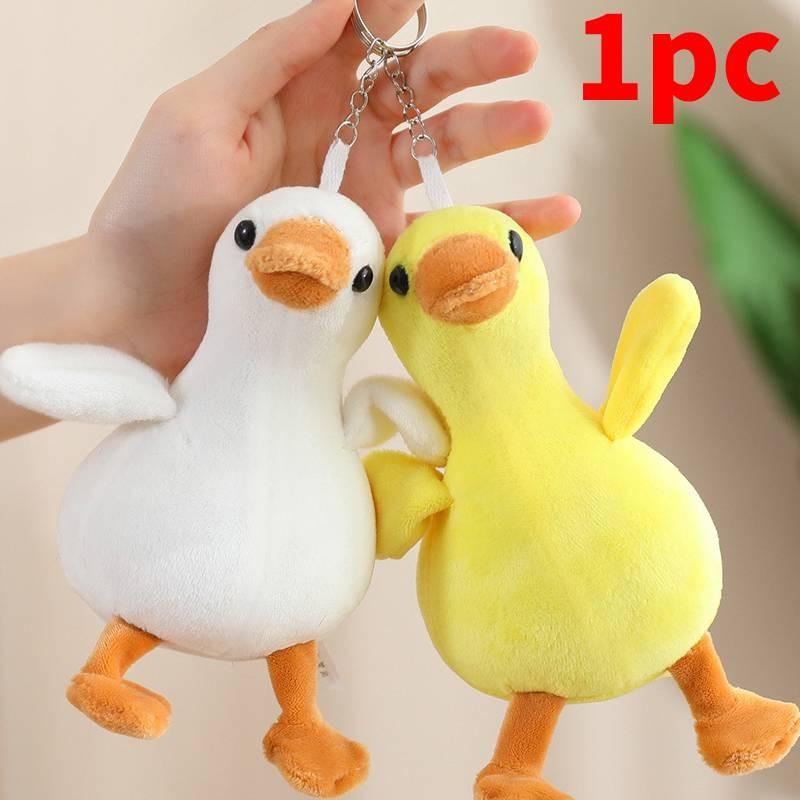 Plush Animal Toy White Duck Soft Stuffed Doll Childrens Comforter Gift
