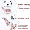 Handmade Enamel Tea Kettle European Style Tea Pot Teakettle Water Jug  Restaurant