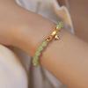 Natural Hetian Jade Bamboo Bracelet - Ancient Style Summer Design