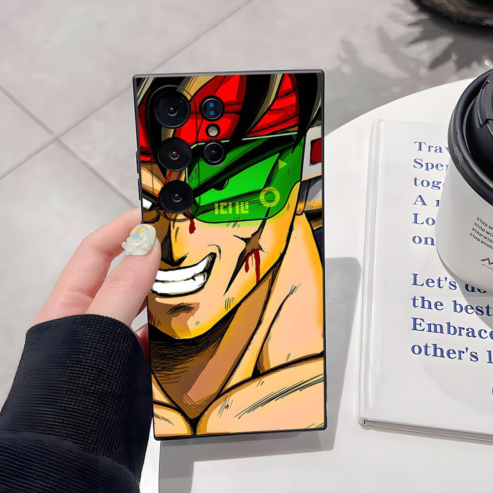 Dragon Ball Saiyan Goku Combat Power Phone Case For Samsung S26 Ultra S25 Edge Ultra S23 S22 S21 S20 Ultra Plus S24 Fe Glass Cov