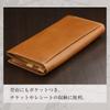 ABIES Japanese Tochigi Leather Cowhide Long Green Wallet,
