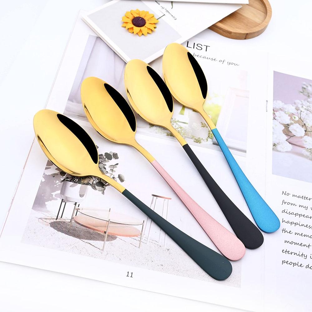 Качественный набор столовых приборов из нержавеющей стали, 16 шт., роскошная посуда, ножи, вилки, ложки, набор кухонной посуды в западном стиле