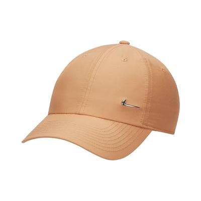 Nike Кепка-утконос из полиэстера с логотипом Swoosh, унисекс, оранжевая FB5372-225