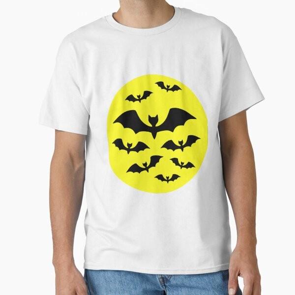 Halloween Bat Scary Classic TShirt Made In UsaAus TShirt S2xl
