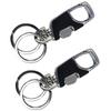 Car Key Ring, Key Chain, Set of 1 / 2, Men's, Carabiner, One-touch, Metal,
