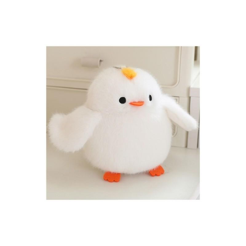 Cute Parrot Sparrow Pigeon Kingfisher Bird Animal Magnetic Plush Doll Pendant For Collectors Display Home Decor