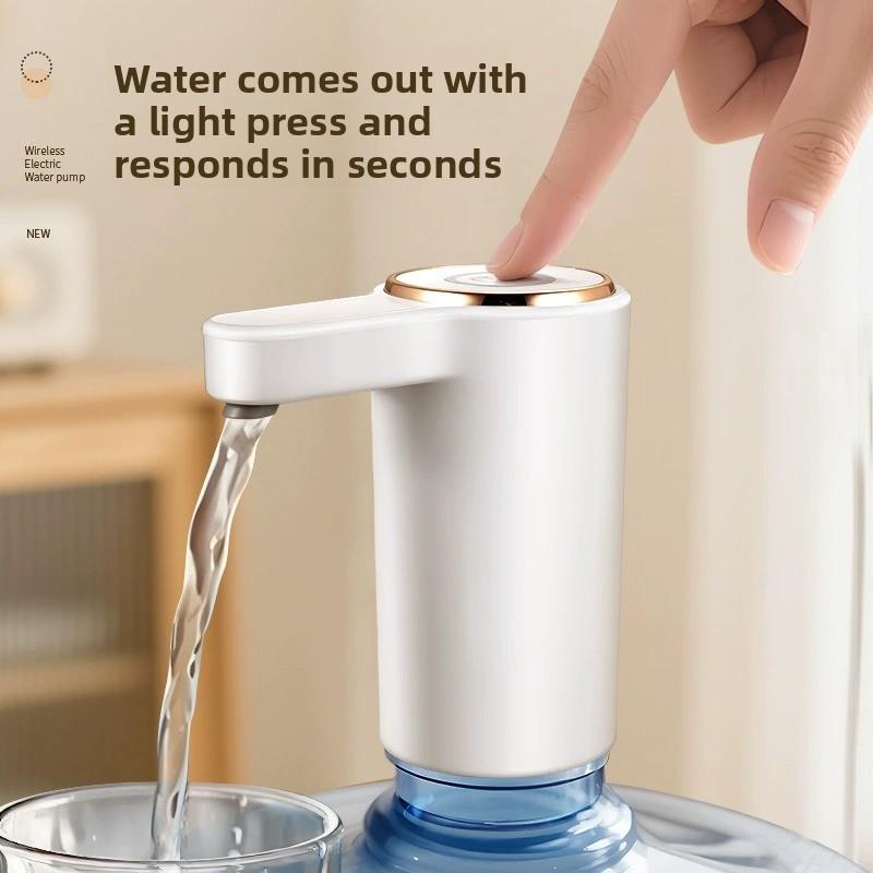 Bomba de agua eléctrica recargable para garrafas dispensador portátil automático de agua