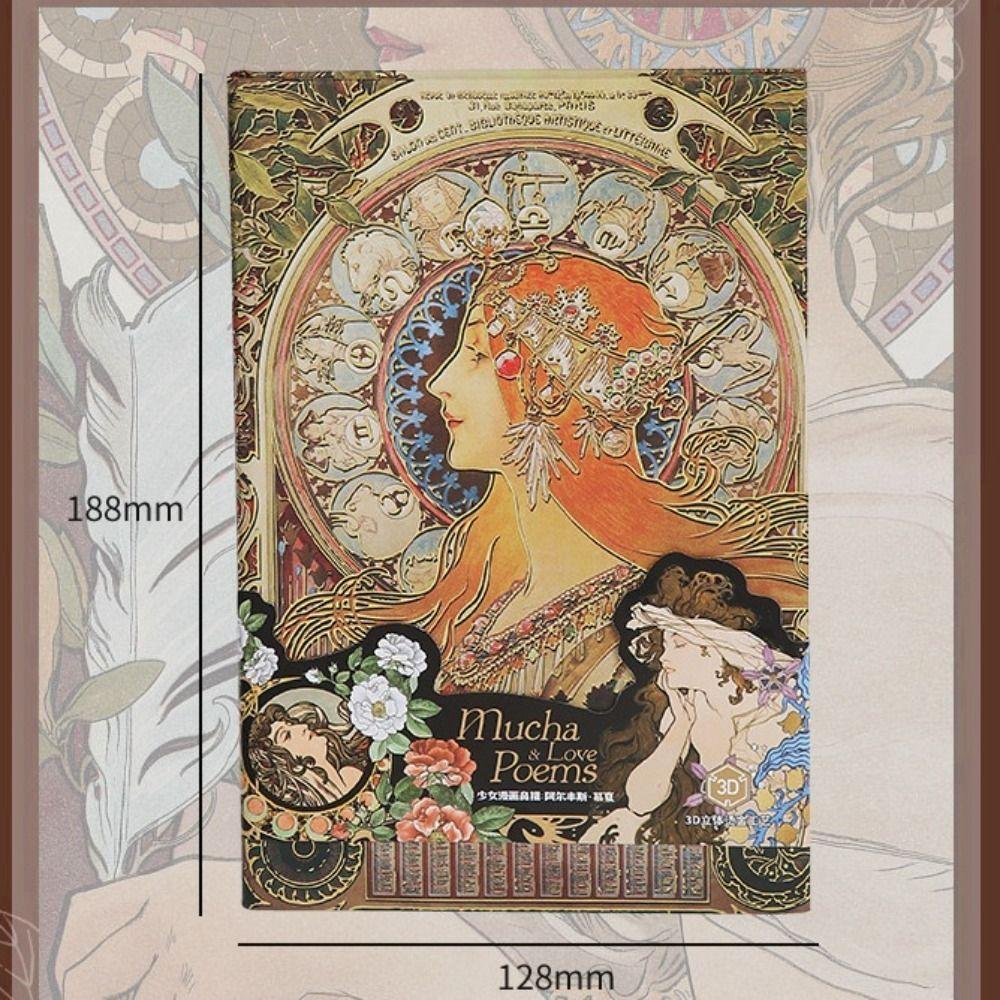 Oil Painting Series Notepad Retro Business Gift Fashion Diary Notebook