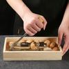 Easy To Use Manual Nut Cracker Stainless Steel Heavy Duty Walnut Shelling Machine With Storage Box Walnut Clip Elderly