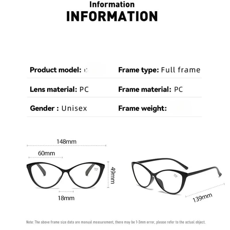 Новые трендовые сверхлегкие фотохромные очки для пресбиопии, роскошные очки для чтения «кошачий глаз», мужские и женские винтажные очки с диоптриями в ретро-стиле