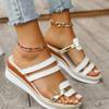 Summer New Women Fashion Sandals Comfortable Sport Sandals Open Toe Non-Slip Cut Out Soft Female Wedges Slippers Plus Size 43