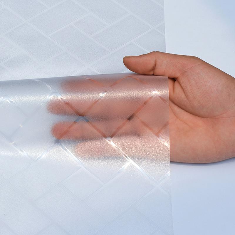 Прямоугольная электростатическая стеклянная паста Бесклеевая оконная пленка Съемные стеклянные оконные решетки