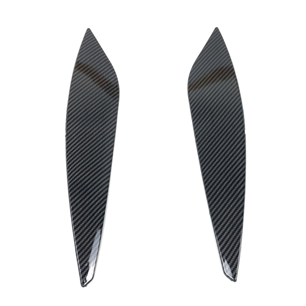 Motorcycle Fuel Gas Tank Side Insert Panel Covers Fairing Trim For YAMAHA YZF YZ-F R6 2003-2005 Carbon Fiber Painted