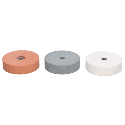 Polishing Wheel, 3-Piece Set, 75mm Diameter, Silicon Carbide Grinding Wheel, 20mm Thick, for Woodworking