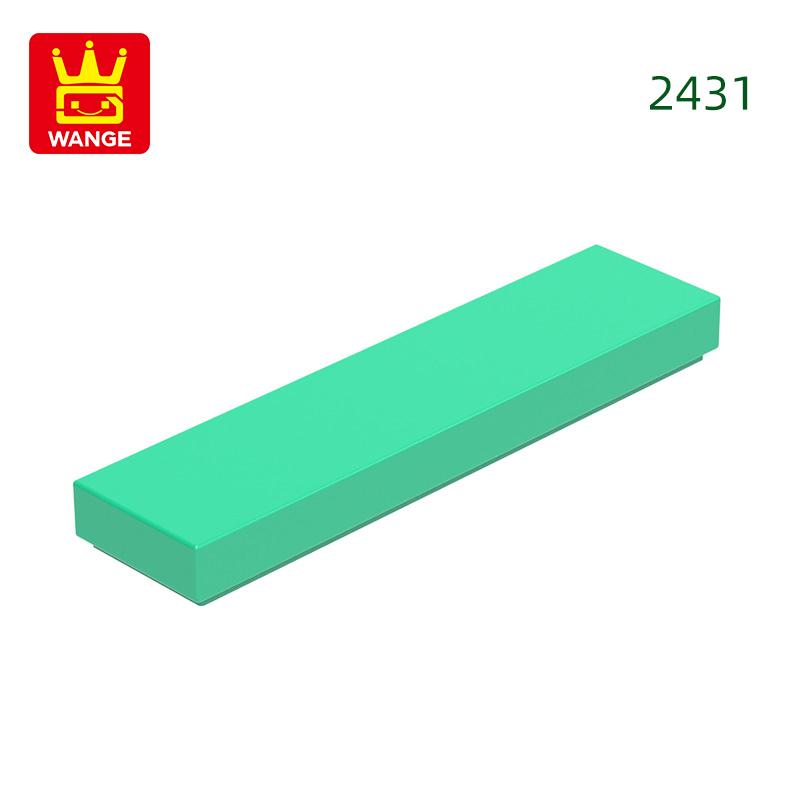 Нетоксичный 185 шт. 2431 1x4 Строительный блок Moc Крупные детали Совместимый с Кирпичиками Подходит для DIY Детские подарки Образовательные игрушки Коробка