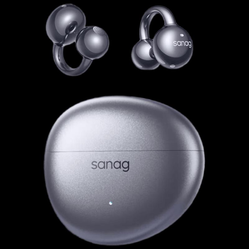 SANAG S7S AI Open-Ear Ear Clip Bluetooth Headset