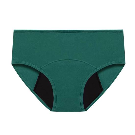 Хлопковые трусики-хипстеры для женщин, мягкие, с полной посадкой, со средней посадкой, менструальное белье для обильных выделений, непротекаемые, менструальные трусы