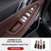 For BMW X5 G05 2025-2025 LHD Car ABS material Window button frame door glass lift panel decorative stickers interior accessories