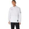 Training Wear Dry Actimotion Cross Jacket 2031E981 Unisex Adult 100 3XL [ASICS] (Brilliant White)