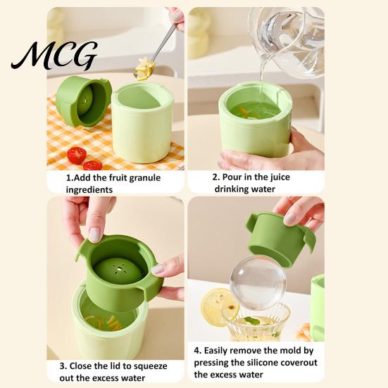 Spherical Ice Mold Silicone Ball Maker Cup, Easy Release Freezer Sphere Mold, Cup Food Grade Whiskey Cocktail Drinks Making for Kitchen Leak-proof