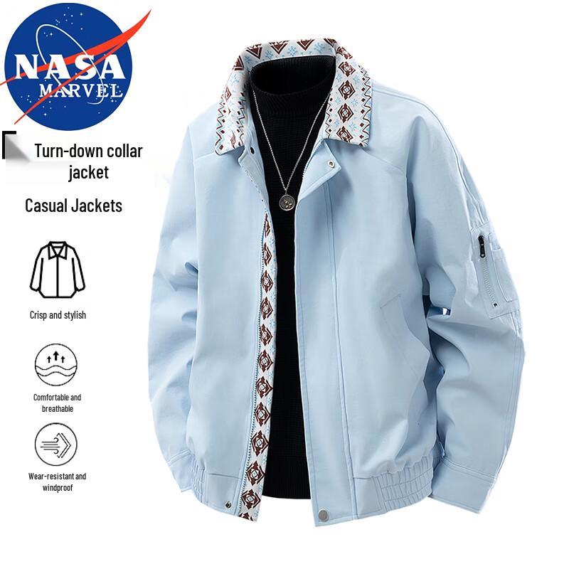 NASA MARVEL Men's Casual Long-Sleeve Jacket