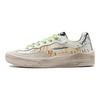 Li Ning Skategeneral Graffiti Flame нескользящие износостойкие низкие скейт-кеды женские скейт-кеды шампанского-белого цвета AEPSA50-7