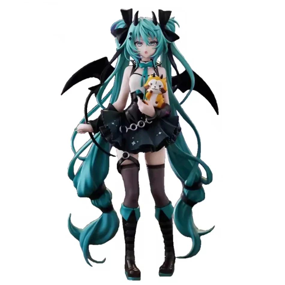 In Stock Instant Shipping! Hatsune Miku Handmade PVC Figure - Little Devil Dark Angel Chuyin Anime Peripheral Ornament