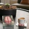 Набор из 10 шт. 3D-подстаканников с изображением мозга, квадратные, из акрила, с образцами срезов мозга, подставка под чашку, подставка под напитки на стол, подарок для ученых