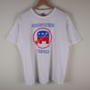 Vintage Friends Don't Let Friends Vote Republican Shirt Adult Large 21x26