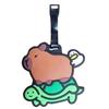 Уникальная подвеска на сумку Capybara, мультяшная багажная этикетка, идентификатор из ПВХ, японская кавайная культура, вдохновленная портативной этикеткой
