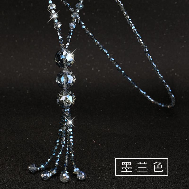 Привлекательное хрустальное ожерелье для женщин в ярких цветах, идеально подходящее для любого стиля моды