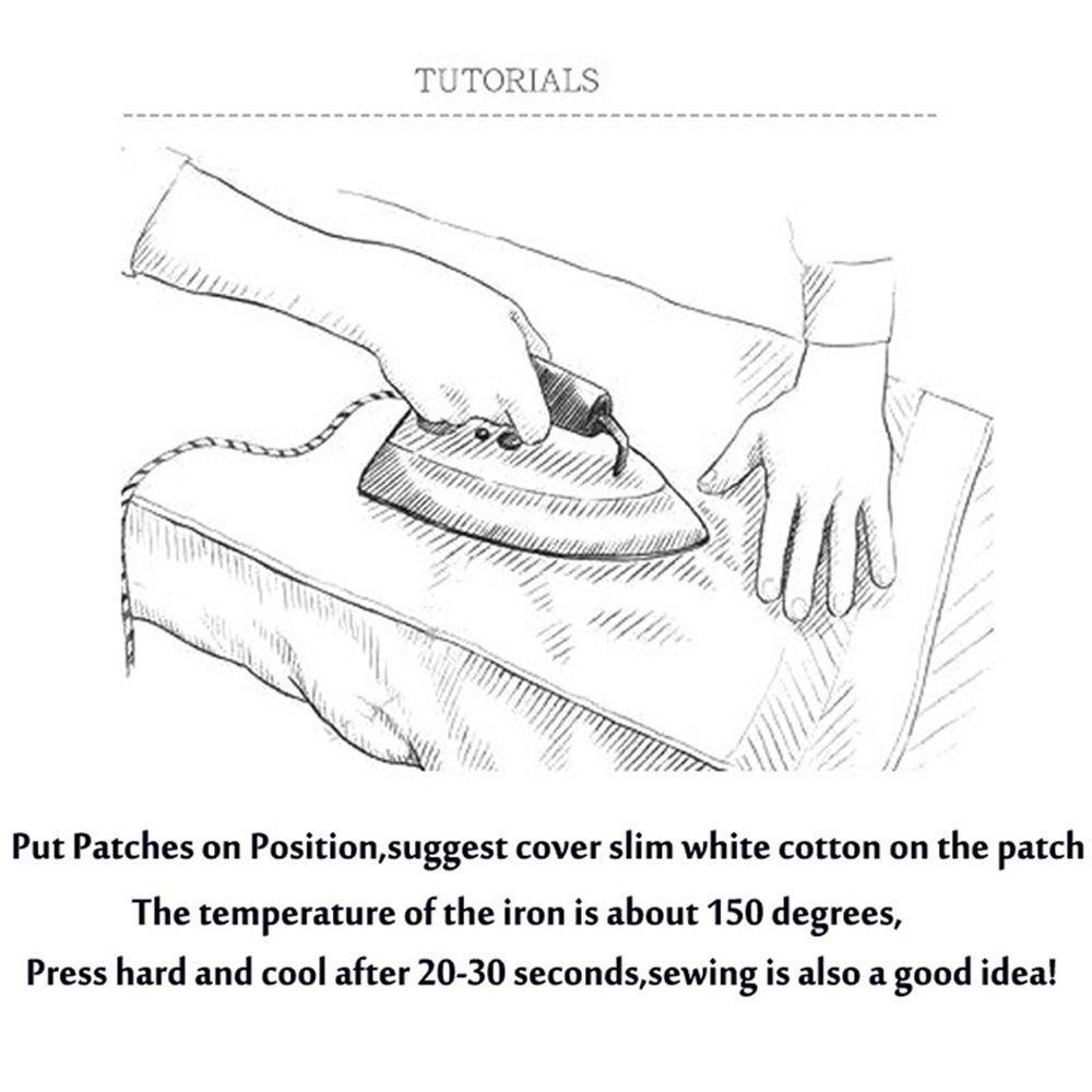 5/10Pcs Fabric Sew On Embroidery Applique Iron-On Patch Badge Stickers Stars Patches