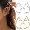 Zinc Zinc Alloy Elf Ear Clip Ear Cuff Cat Ear Hollow Ear Clips Sweet   Halloween