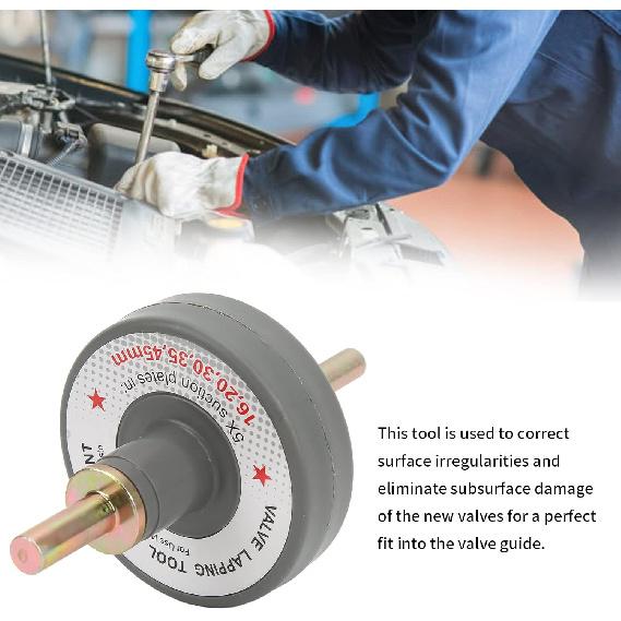 Engine Valve Lapper Kit Valve Lapping Tool Attachment, Valve Lapping Tool Attachment for 5 Suction Plates 1000rpm To 1250rpm Universal for Grinding S