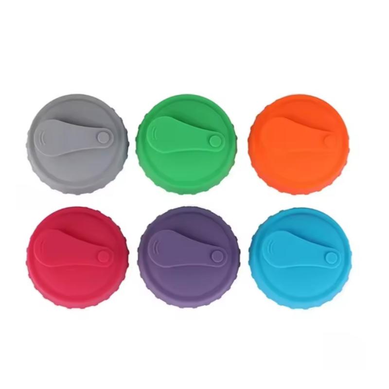 Silicone Soda Can Lid Reusable Can Stopper for Soda Beer Drinks Juice Coke Beverage Fits Standard Cans Protecto Coke Can