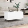 VidaXL Coffee Table White 90x44.5x45 Cm Engineered Wood 830972