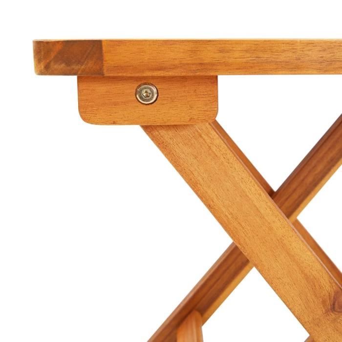 VidaXL Sun Loungers 2 Pcs with Table and Cushions Solid Acacia