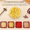 Ручной измельчитель чеснока, толкушка для чеснока, мини-кухонный комбайн для имбиря, перца, орехов, фруктов и овощей