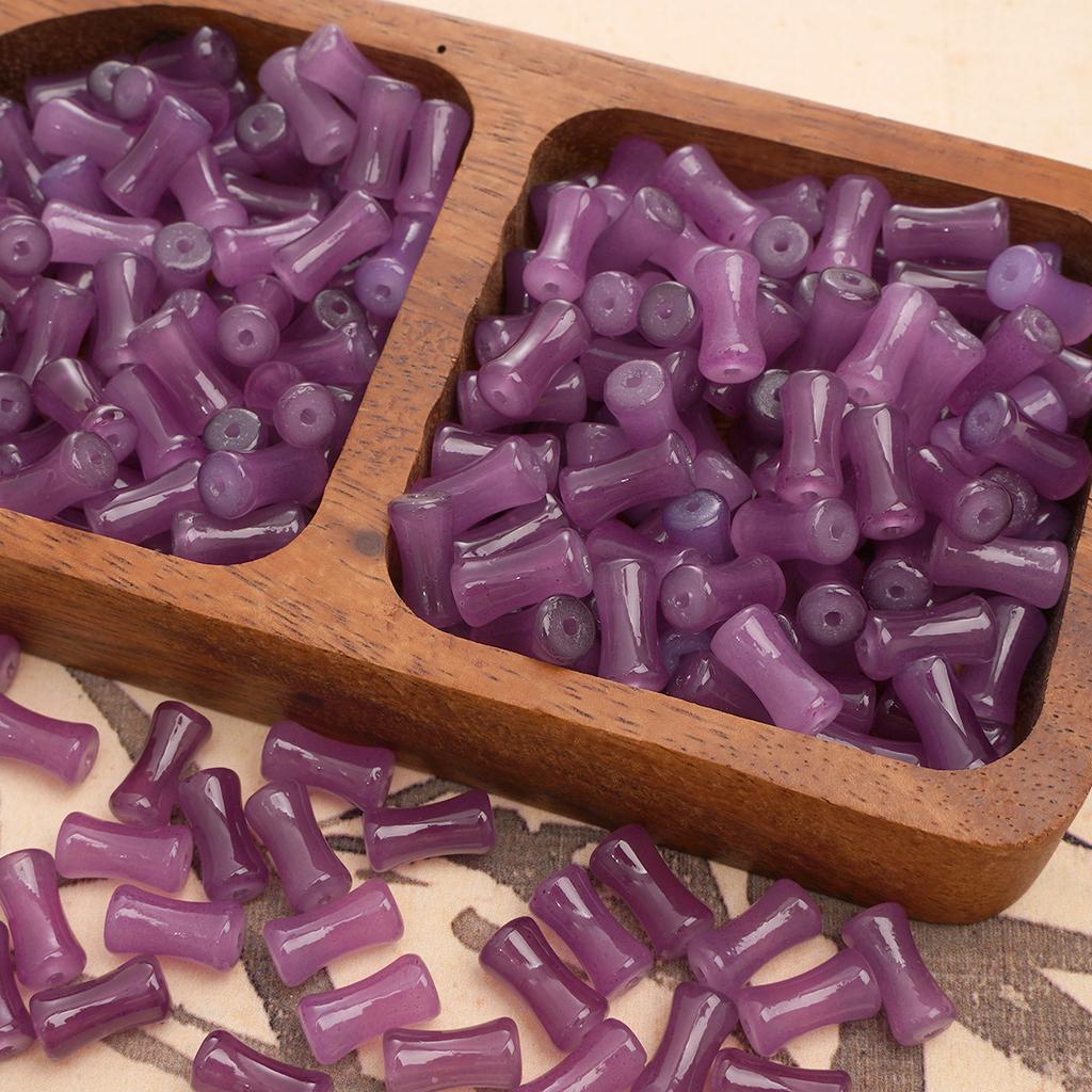 Стеклянные ореолы для окрашивания Бамбуковые бусины Бусины в старинном стиле Бусины ручной работы Аксессуары для бисера Глазурь Имитация нефрита Бусины Материалы