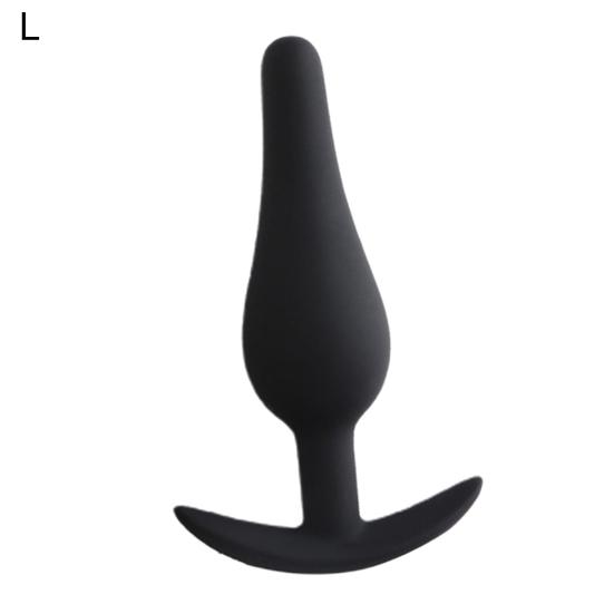 Веселая анальная пробка, легкая, быстрая адаптация, черный массажер простаты, анальная пробка-стимулятор для спальни