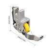 Professional Roller Presser Foot Durable Faux Collar Presser Foot  for Workshop