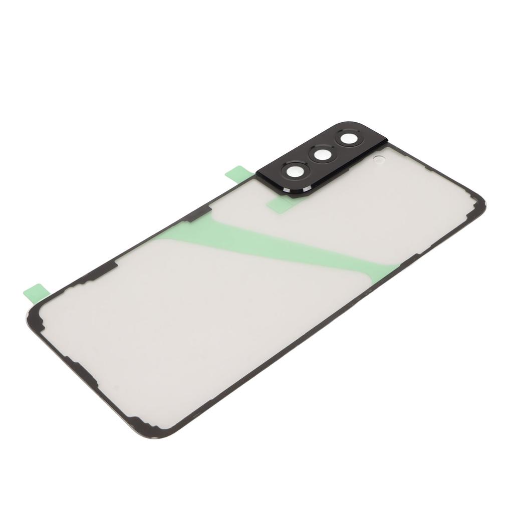 Back Glass Cover Transparent Black Frame with Cell Phone Stand Back Cover Housing Door for Galaxy