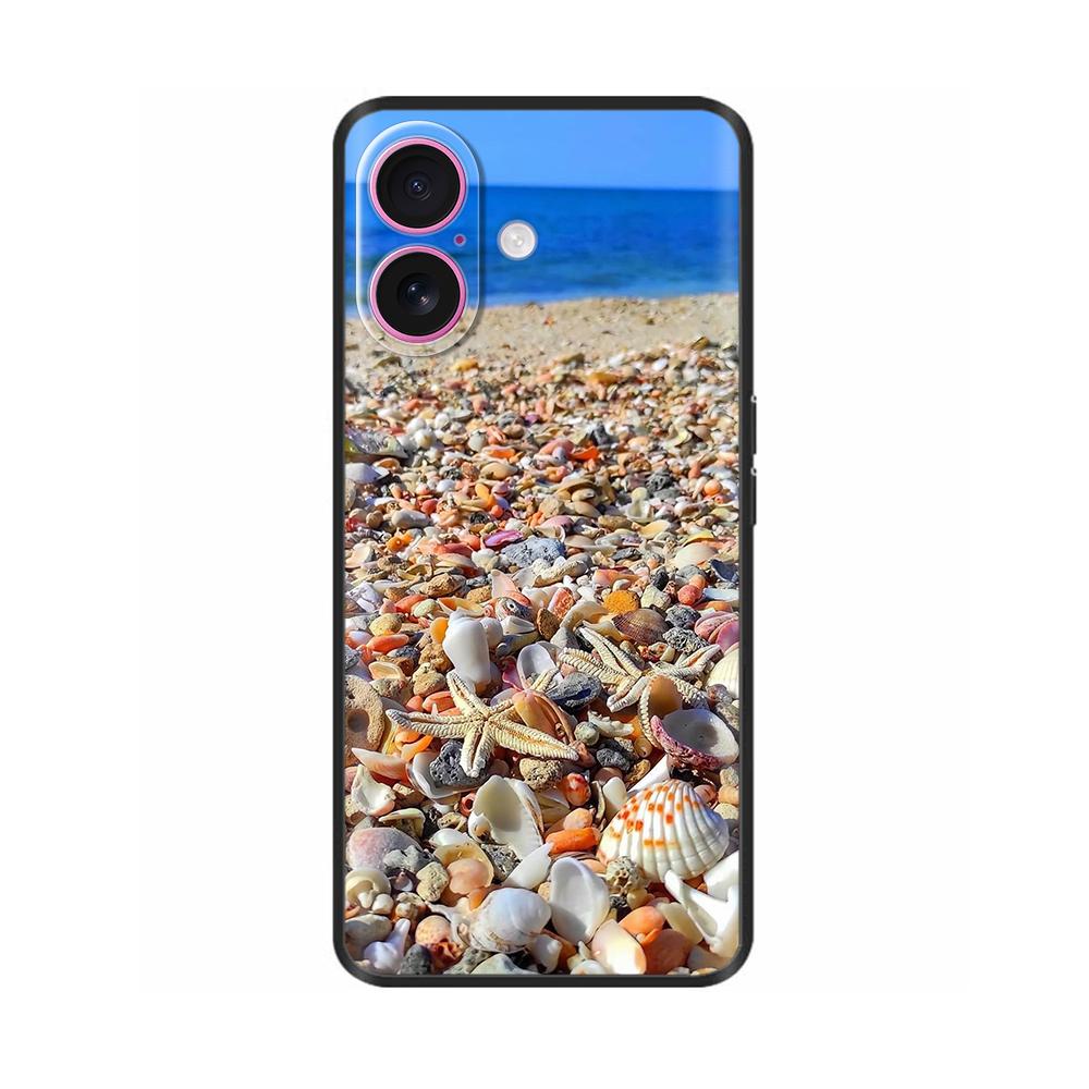 Мягкий силиконовый чехол для Apple iPhone 16 16 Pro Max Plus Милый мультяшный расписной задний чехол-накладка для iPhone 16 Plus Pro Max 16+